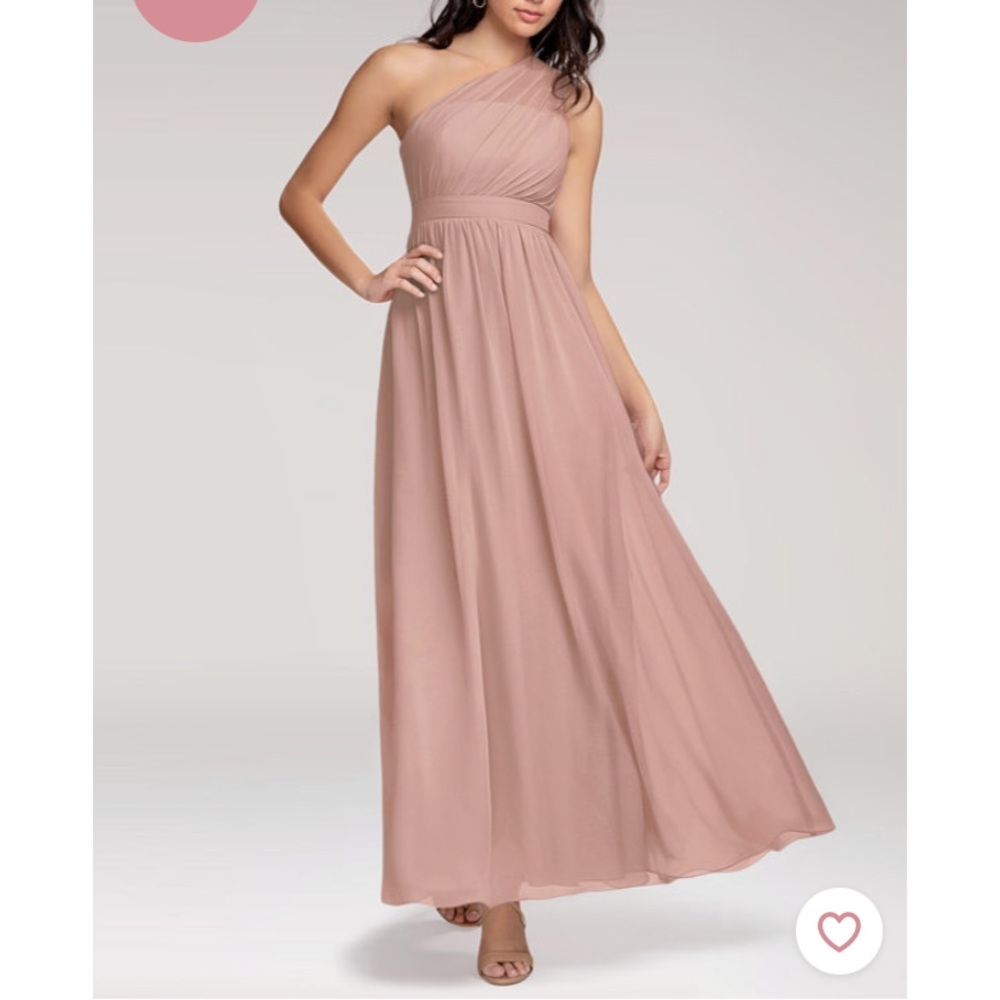 Azazie dusty rose dress